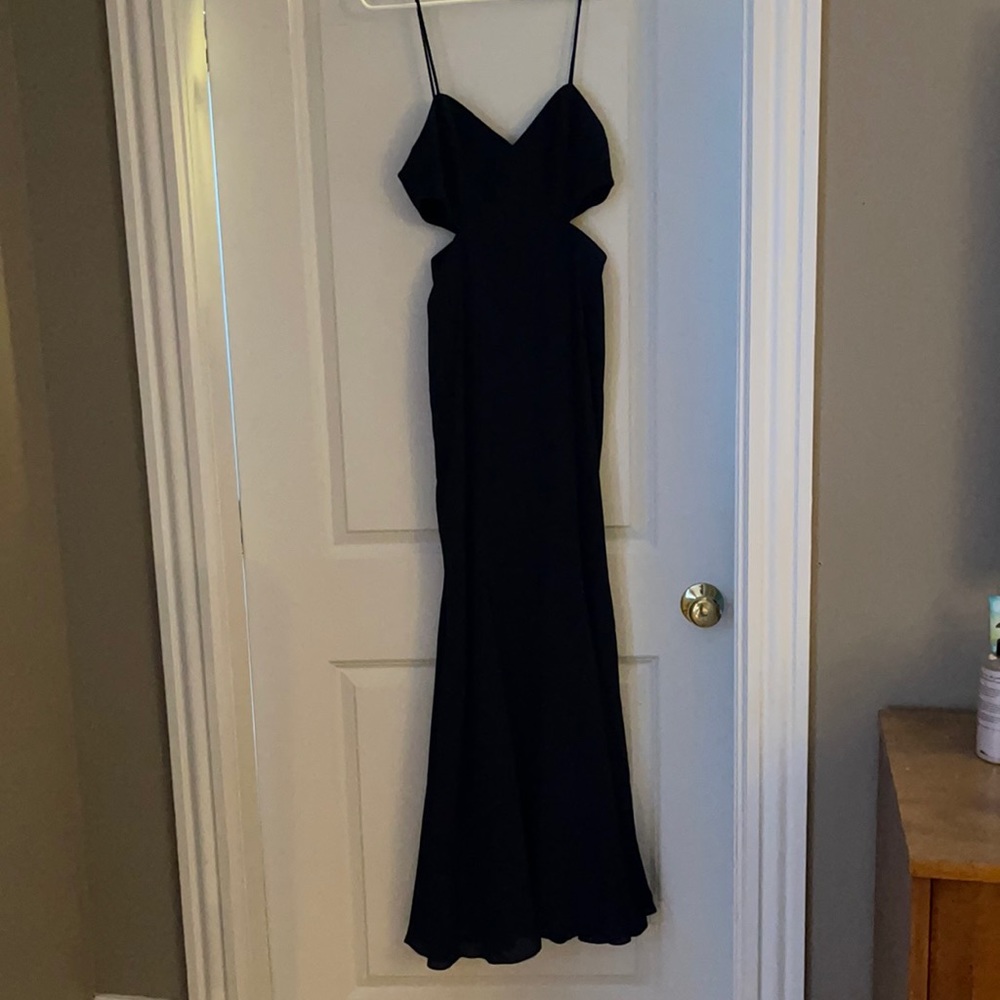 Fame and Partners navy gown